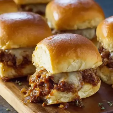 French Onion Sloppy Joe Sliders