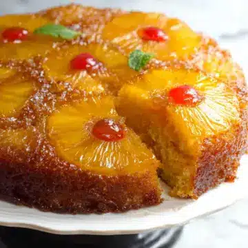 Fresh Pineapple Upside Down Cake