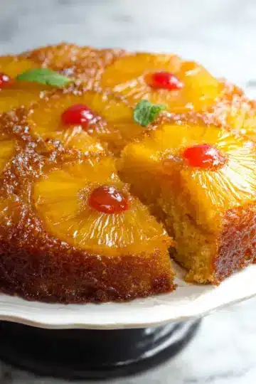 Fresh Pineapple Upside Down Cake