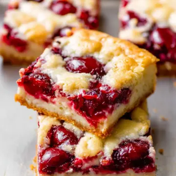 Cherry Kuchen Bars