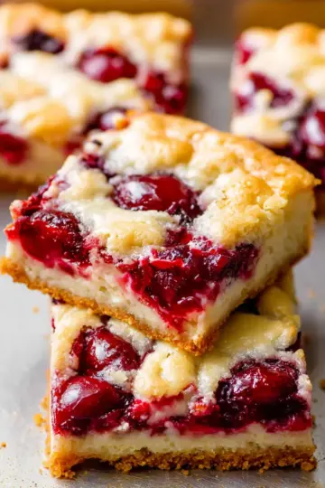 Cherry Kuchen Bars