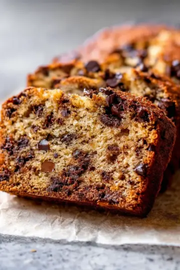 Super Moist Chocolate Chip Banana Bread