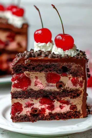Cherry Garcia Chocolate Cherry Cake Recipe