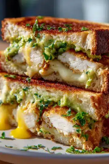Chicken Avocado Melt Sandwich