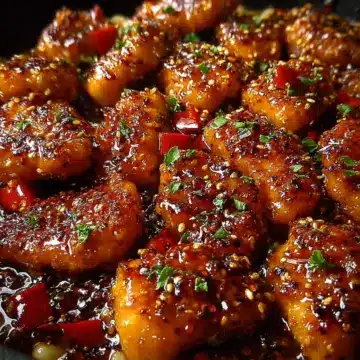 Sweet and Spicy Honey Pepper Chicken