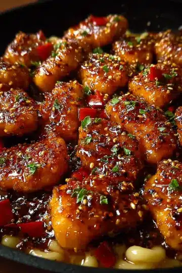 Sweet and Spicy Honey Pepper Chicken