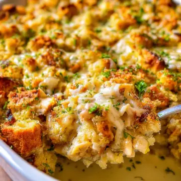Chicken and Stuffing Casserole
