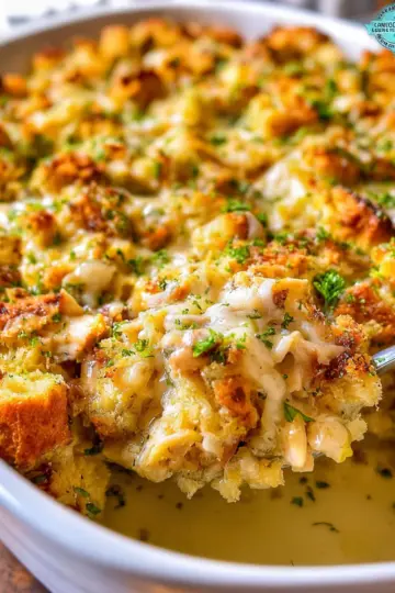 Chicken and Stuffing Casserole