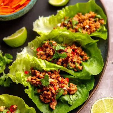 Thai Chicken Lettuce Wraps