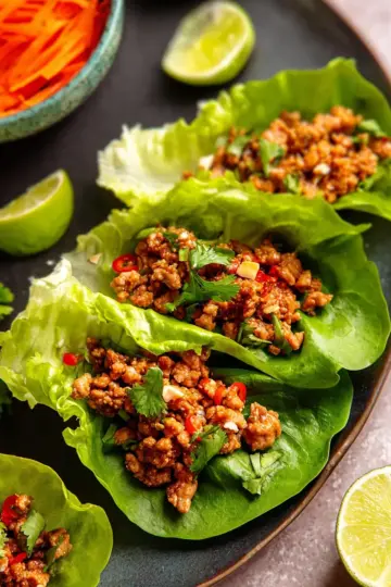 Thai Chicken Lettuce Wraps