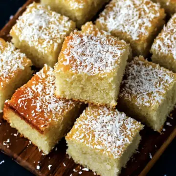 Coconut Milk Snack Cake