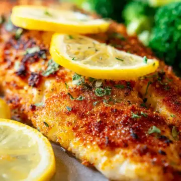 Parmesan Crusted Tilapia