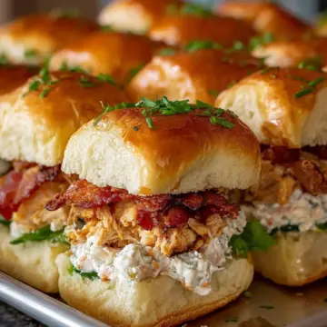 Crack Chicken Sliders