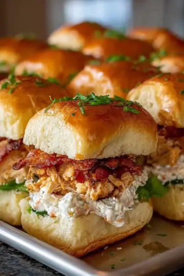 Crack Chicken Sliders