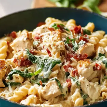 Tasty One-Pot Tuscan Chicken Pasta