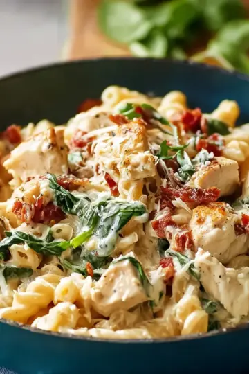 Tasty One-Pot Tuscan Chicken Pasta