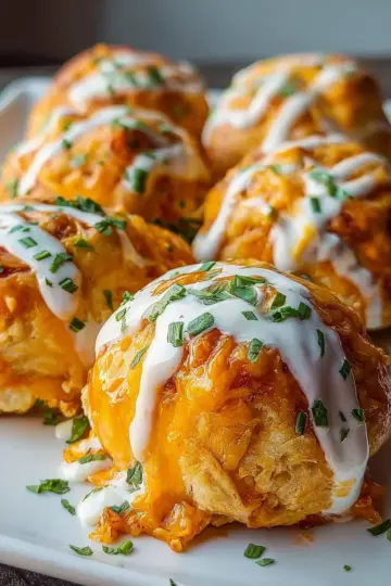 Cheesy Buffalo Ranch Chicken Bombs: Easy & Delicious Recipe
