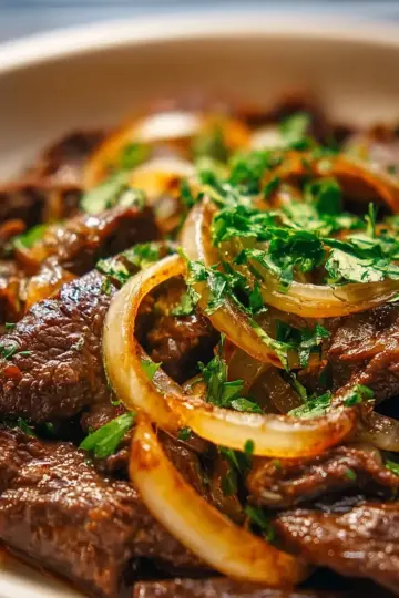 Delicious Beef Sauté with Onions: A Savory French Delight