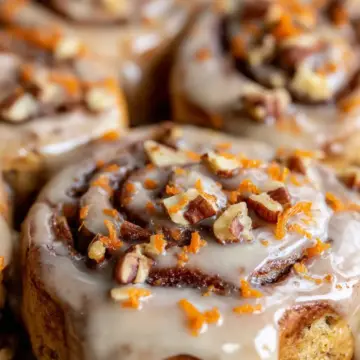 Gluten Free Carrot Cake Cinnamon Rolls