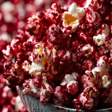 Halloween Bloody Red Velvet Popcorn
