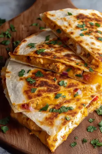 Quick Crack Chicken Quesadillas