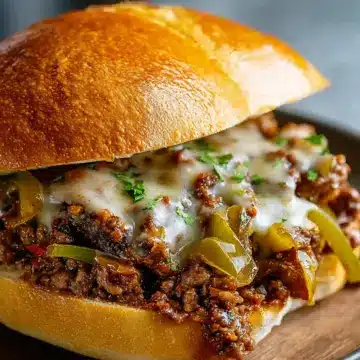 Gordon Ramsay’s Beef Philly Cheesesteak Sloppy Joes Recipe