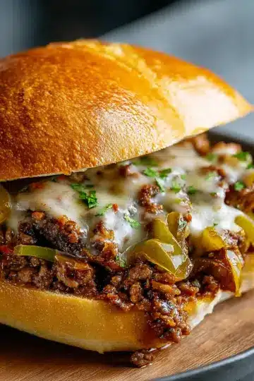 Gordon Ramsay’s Beef Philly Cheesesteak Sloppy Joes Recipe