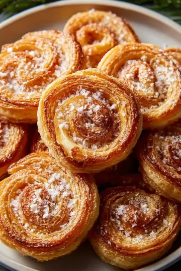 Puff Pastry Christmas Palmiers Recipe