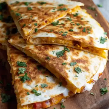 Quick Crack Chicken Quesadillas