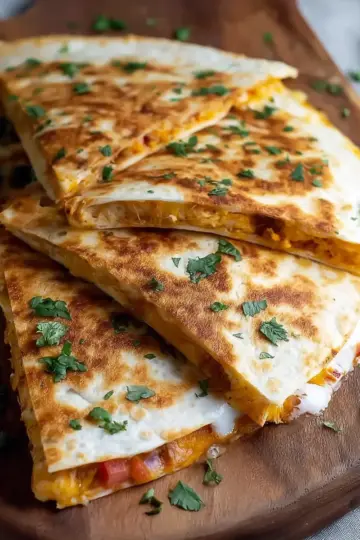 Quick Crack Chicken Quesadillas