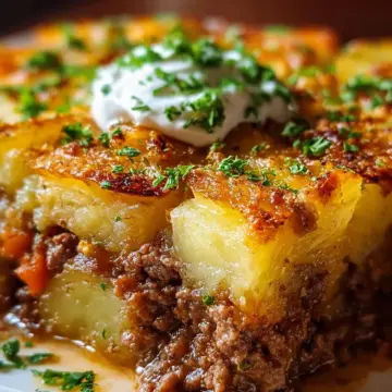 Loaded Beef & Potato Bake