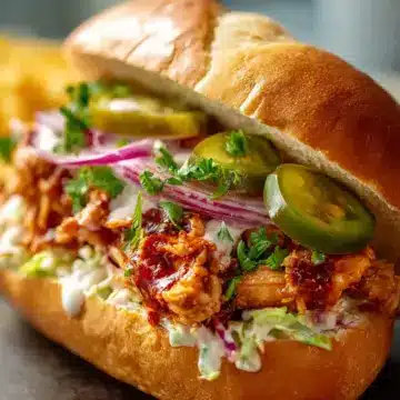 Alabama BBQ Chicken Chopped Sandwich Recipe for Flavor Lovers