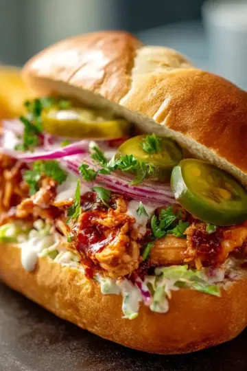 Alabama BBQ Chicken Chopped Sandwich Recipe for Flavor Lovers