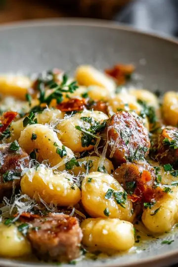 Garlic Butter Gnocchi with Sausage: Your Cozy Weeknight Winner