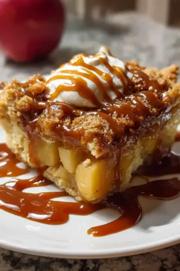 4-Ingredient Caramel Apple Dump Cake