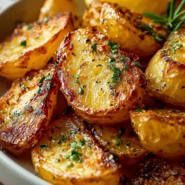 Crispy Lemon Greek Potatoes Recipe – Authentic Flavor Delight
