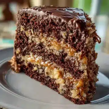 Ultimate german chocolate cake recipe 480 Cal