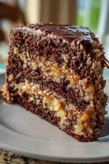 Ultimate german chocolate cake recipe 480 Cal