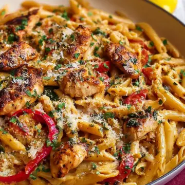 Cheesy One-Pot Cajun Chicken Pasta