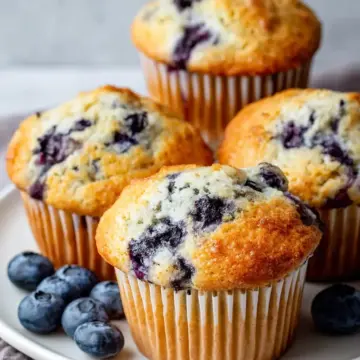 Easy Jumbo Blueberry Muffins Recipe: Best Ever Delight!