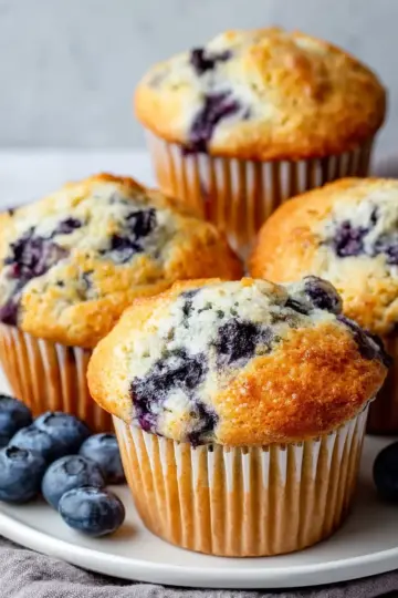 Easy Jumbo Blueberry Muffins Recipe: Best Ever Delight!