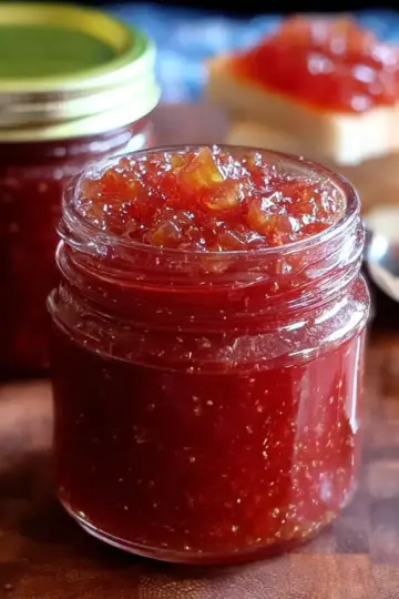 Rhubarb and Ginger Jam Easy Recipe