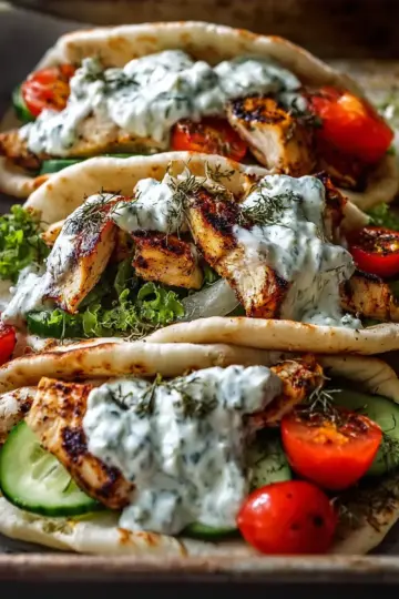 Easy Sheet Pan Chicken Pitas with Herby Ranch for Family Fun