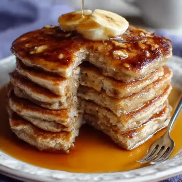 Brown Sugar Banana Bread Pancakes
