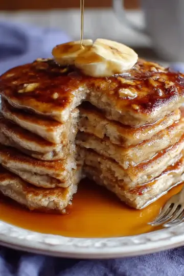 Brown Sugar Banana Bread Pancakes
