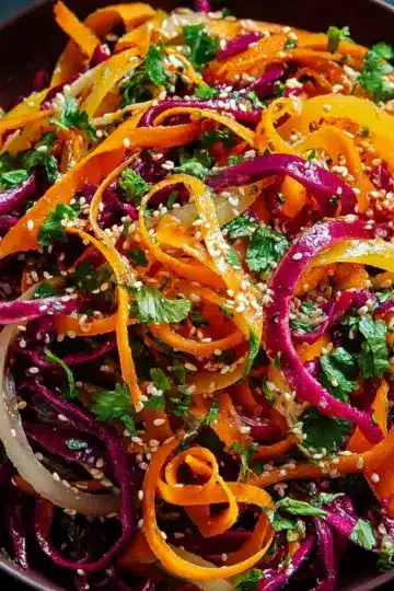 Shaved Rainbow Carrot Sesame Salad: An Incredible Ultimate Recipe