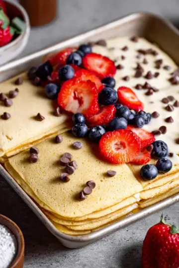 Gluten Free Sheet Pan Pancakes