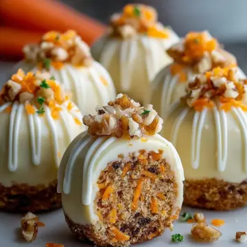 Carrot Cake Cheesecake Bites