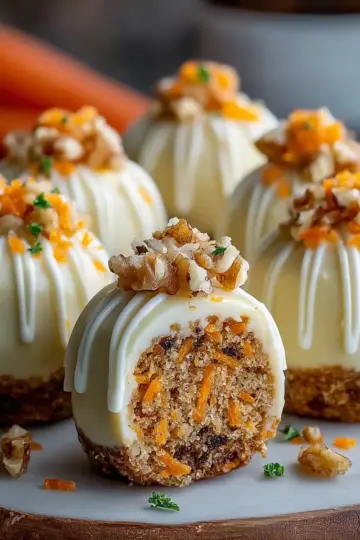 Carrot Cake Cheesecake Bites
