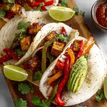 Vegan Tofu Fajitas